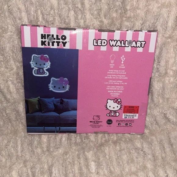 💕Sanrio Hello Kitty LED Neon Light Sign Wall Art💕 - Picture 4 of 4
